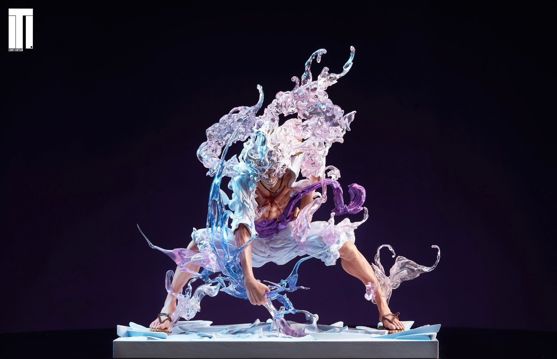 SH Studio One Piece Gear 5 Nika Monkey Luffy VS Kaido Resin LED Statue  Preorder