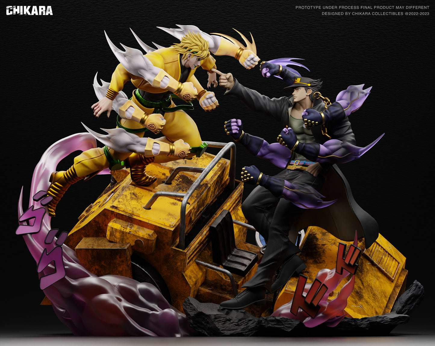 Chikara Studio - Jotaro VS Dio [PRE-ORDER CLOSED]