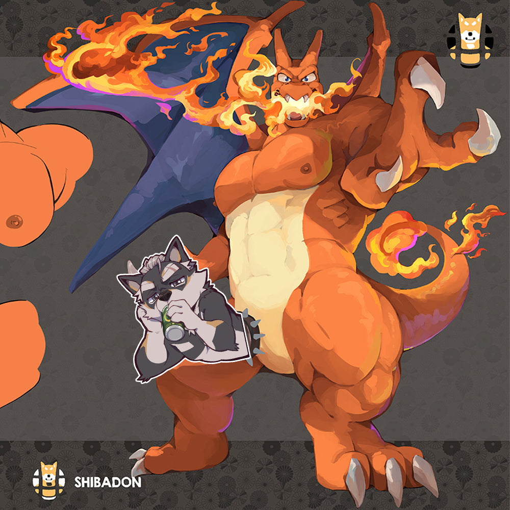 Shibadon Studio - Muscle Charizard [PRE-ORDER CLOSED]