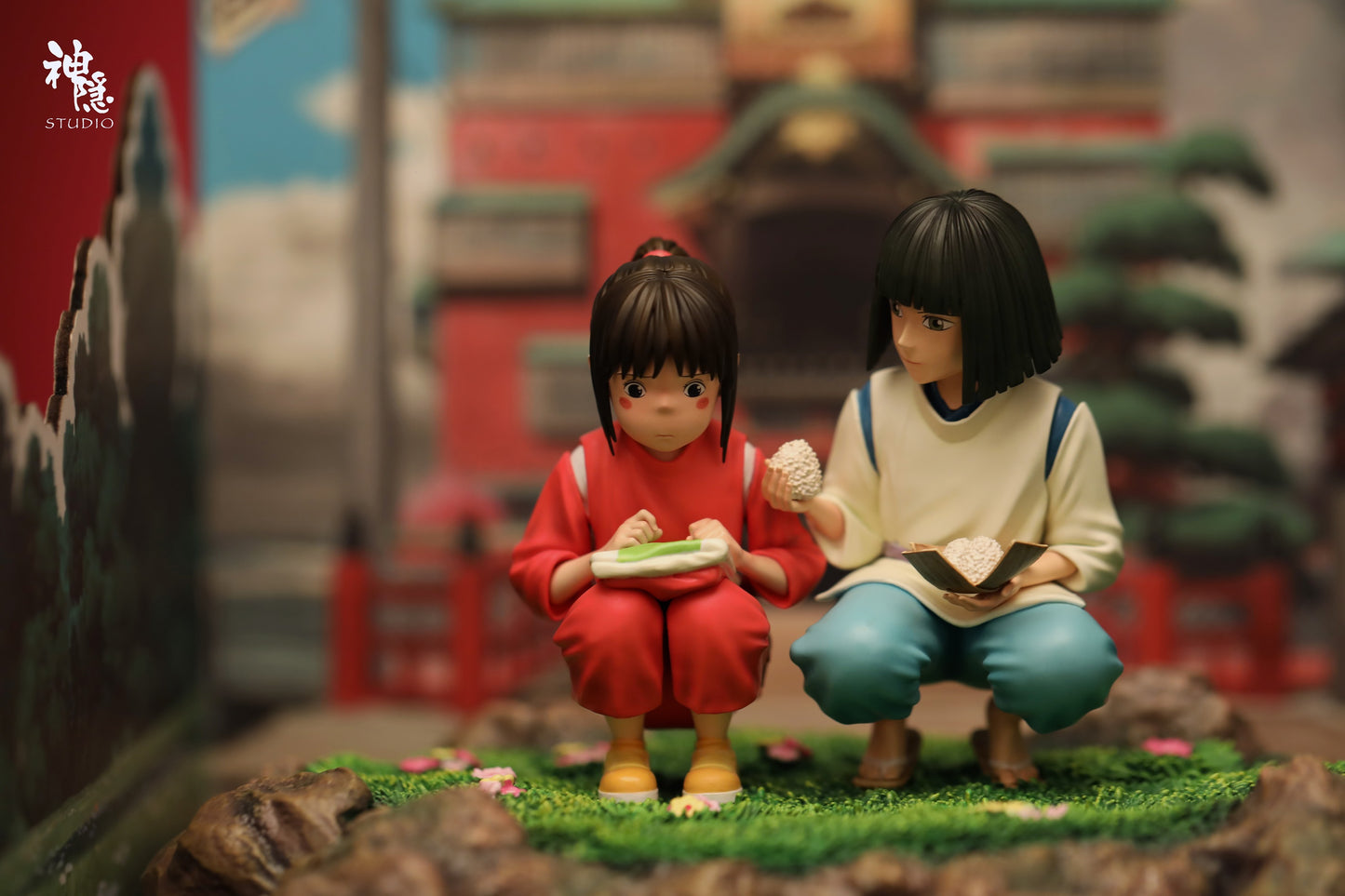 Shen Yin Studio - Chihiro and Haku with Onigiri [PRE-ORDER CLOSED]