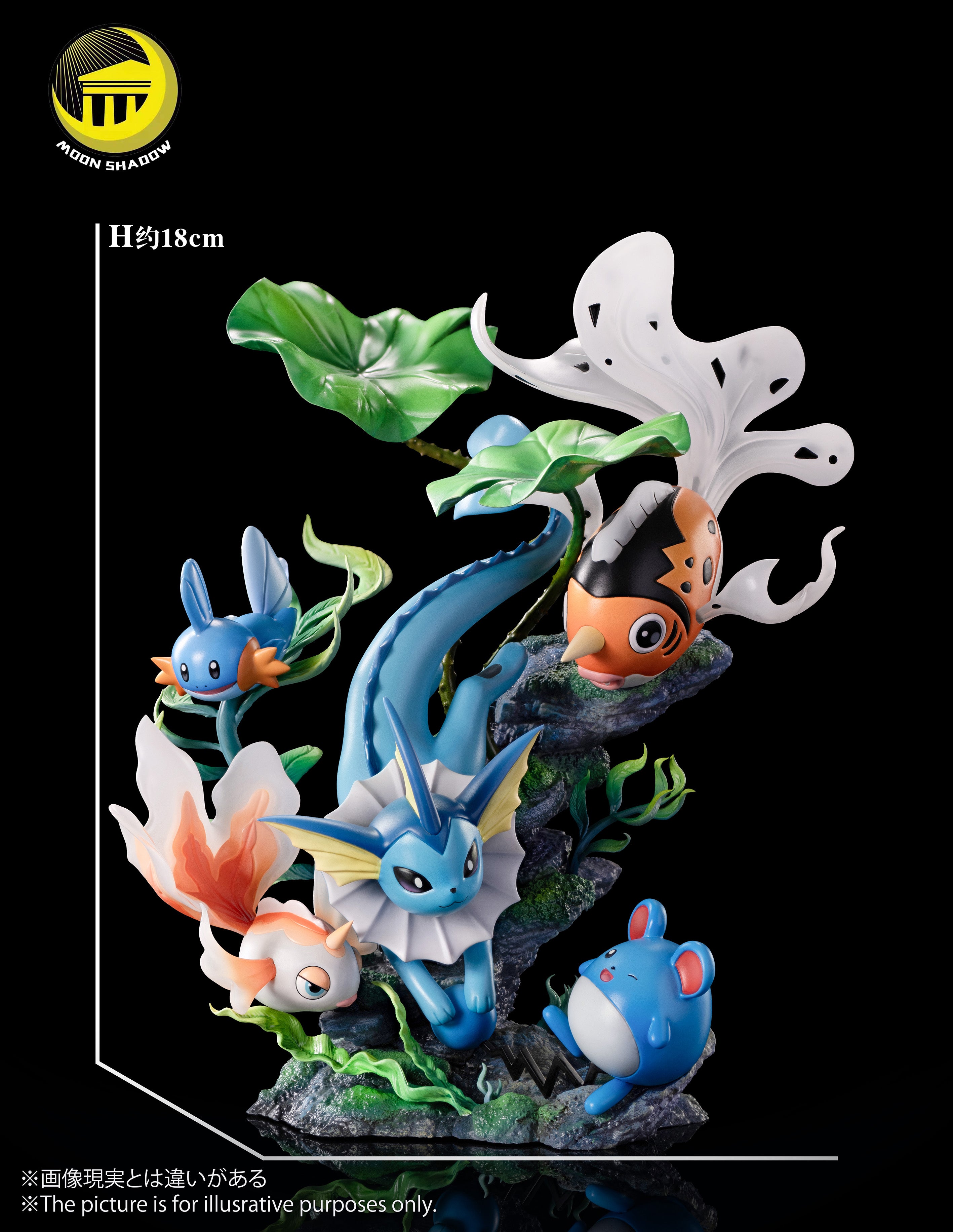 On sale G.E.M.Ex Series Pokemon Water Vaporeon Type Dive To Blue Figure