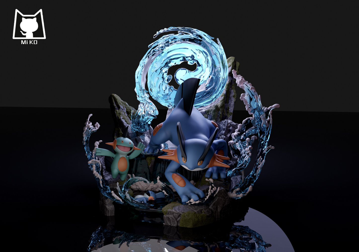 MiKo Studio - Swampert Evolution [PRE-ORDER CLOSED]