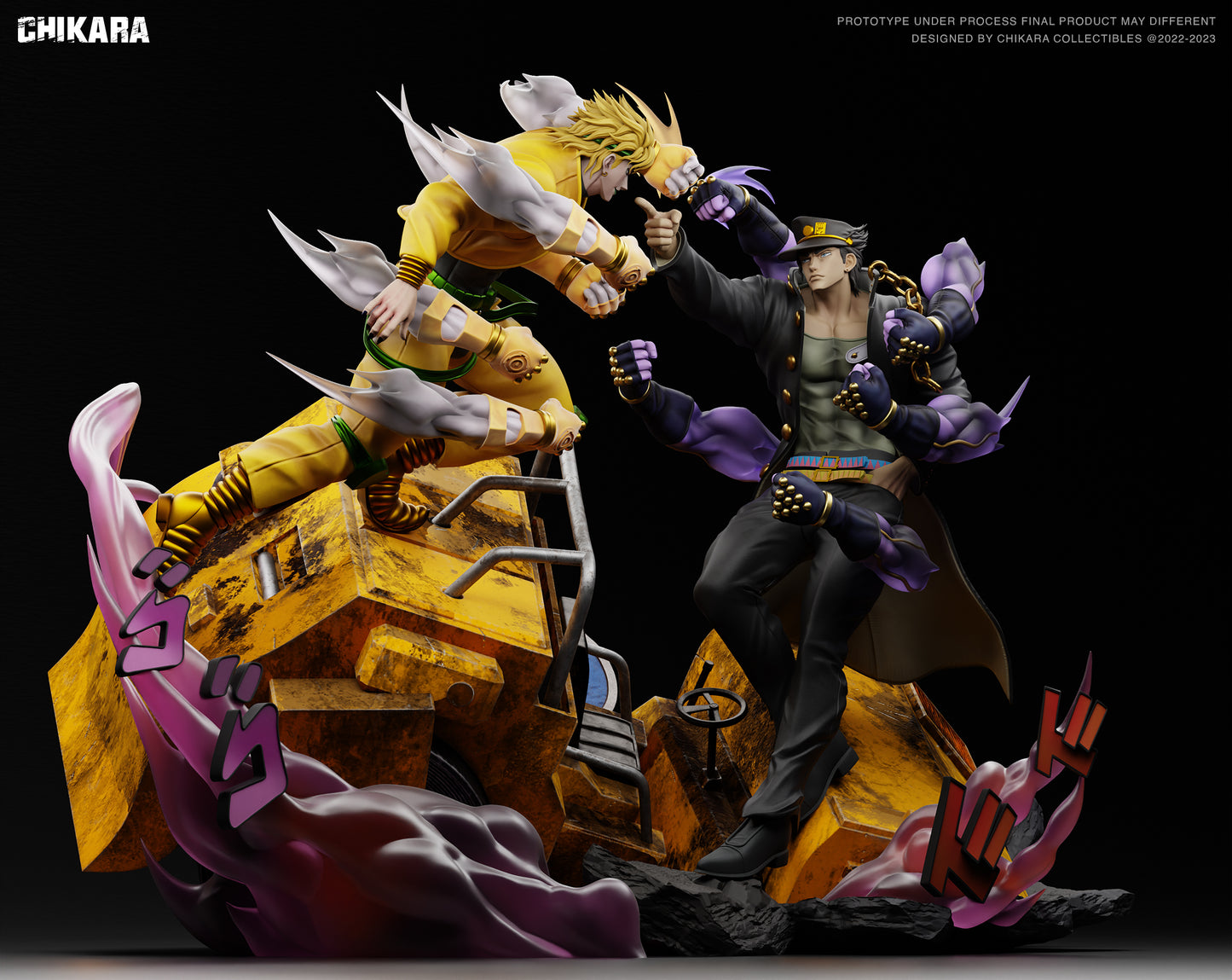 Chikara Studio - Jotaro VS Dio [PRE-ORDER CLOSED]