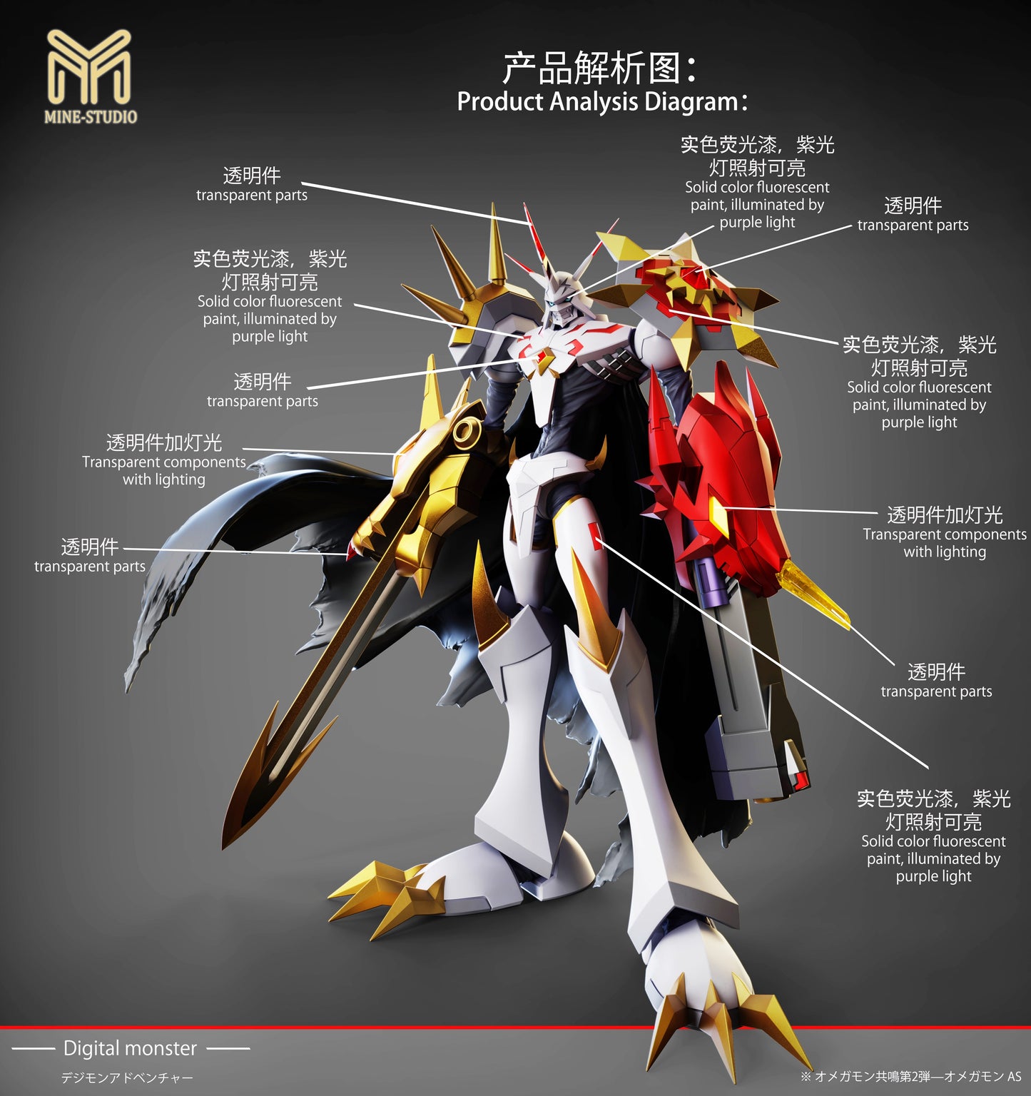 MINE Studio - Omegamon Alter-S [PRE-ORDER]