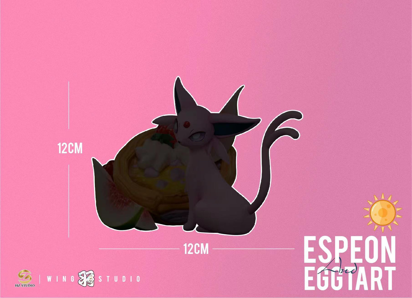 HZ Studio - Desserts Series Egg Tart Espeon [PRE-ORDER CLOSED]