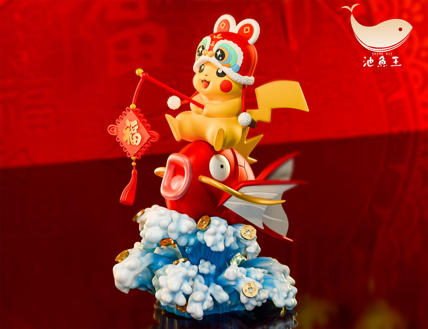 Shima Aji Studio - Chinese New Year Version Plkachu and Magikarp [PRE-ORDER]