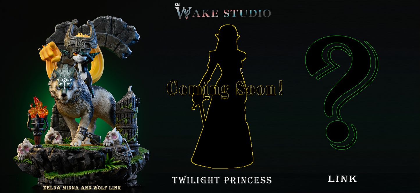 Wake Studio - Wolf Link and Zelda Midna [PRE-ORDER CLOSED]