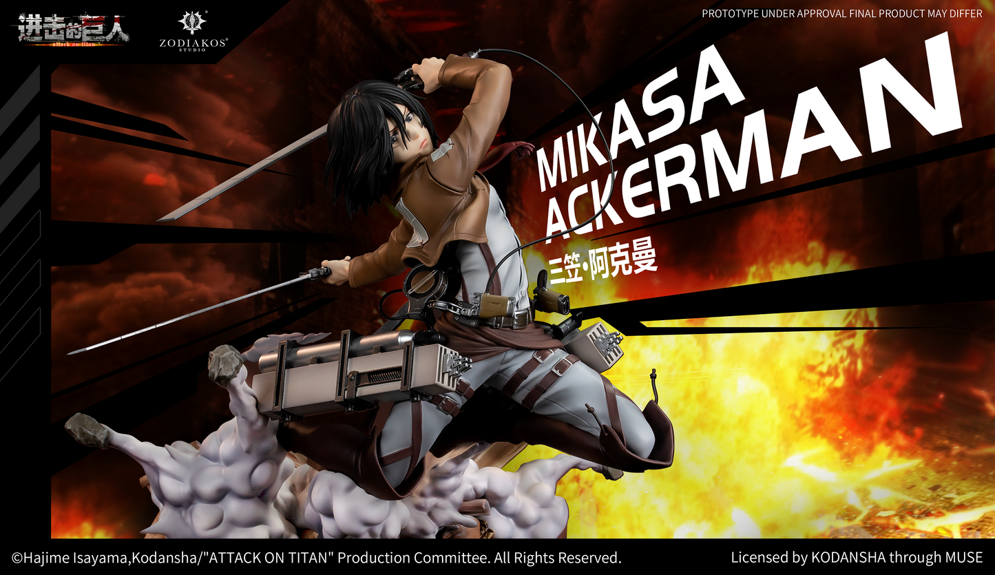 Zodiakos Studio - Attack On Titan Mikasa Ackerman (Licensed) [PRE-ORDER CLOSED]