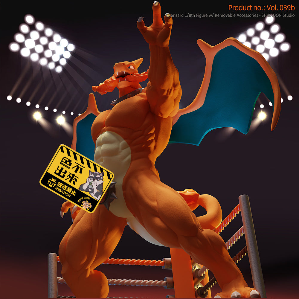 Shibadon Studio - Muscle Charizard [PRE-ORDER CLOSED]