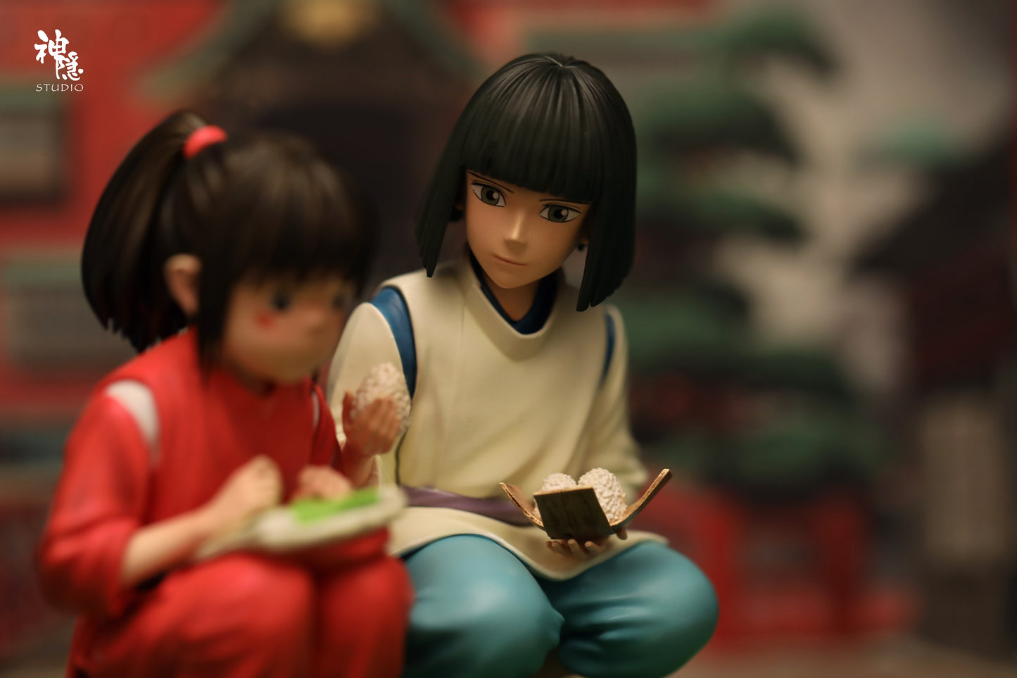 Shen Yin Studio - Chihiro and Haku with Onigiri [PRE-ORDER CLOSED]