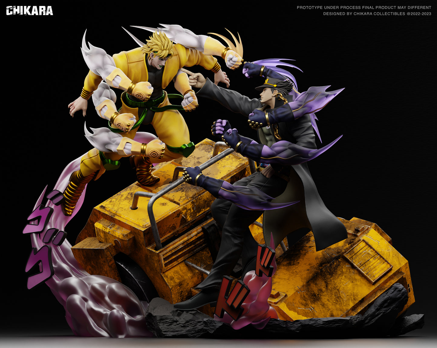 Chikara Studio - Jotaro VS Dio [PRE-ORDER CLOSED]