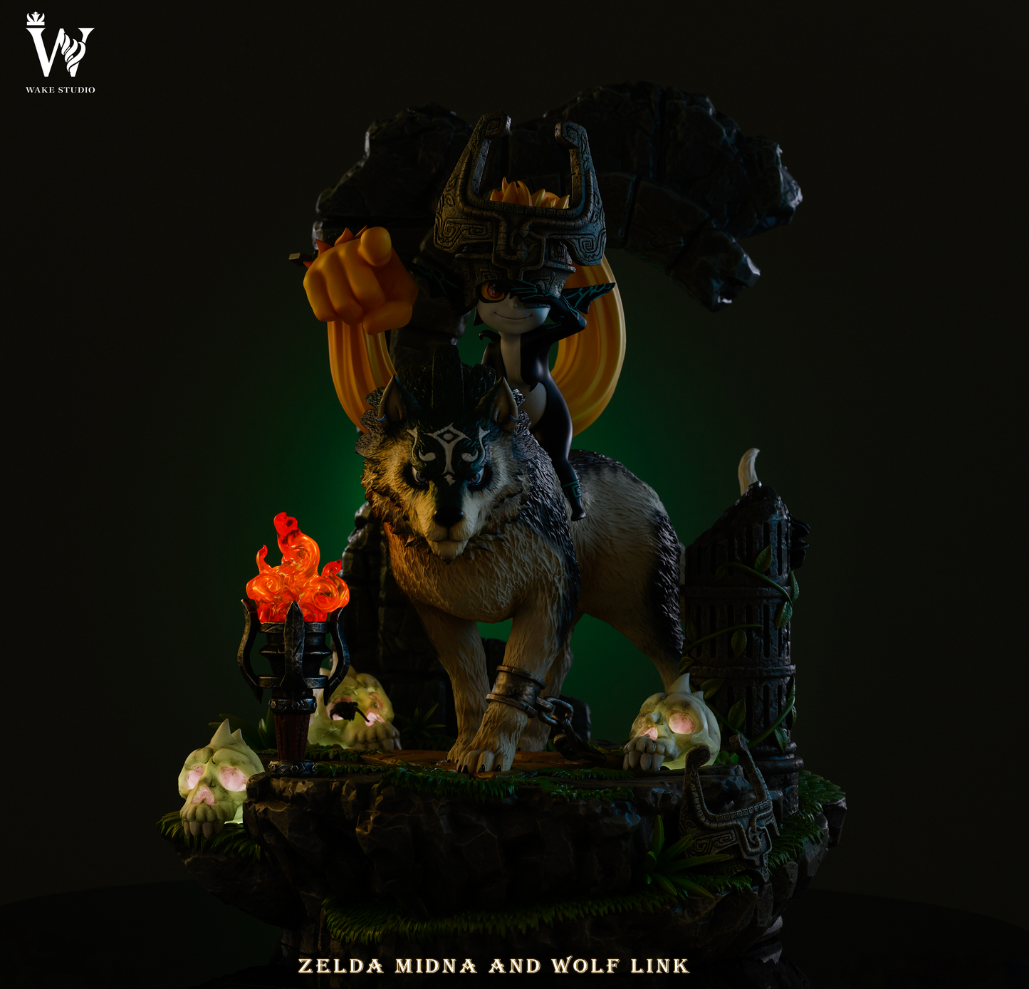 Wake Studio - Wolf Link and Zelda Midna [PRE-ORDER CLOSED]