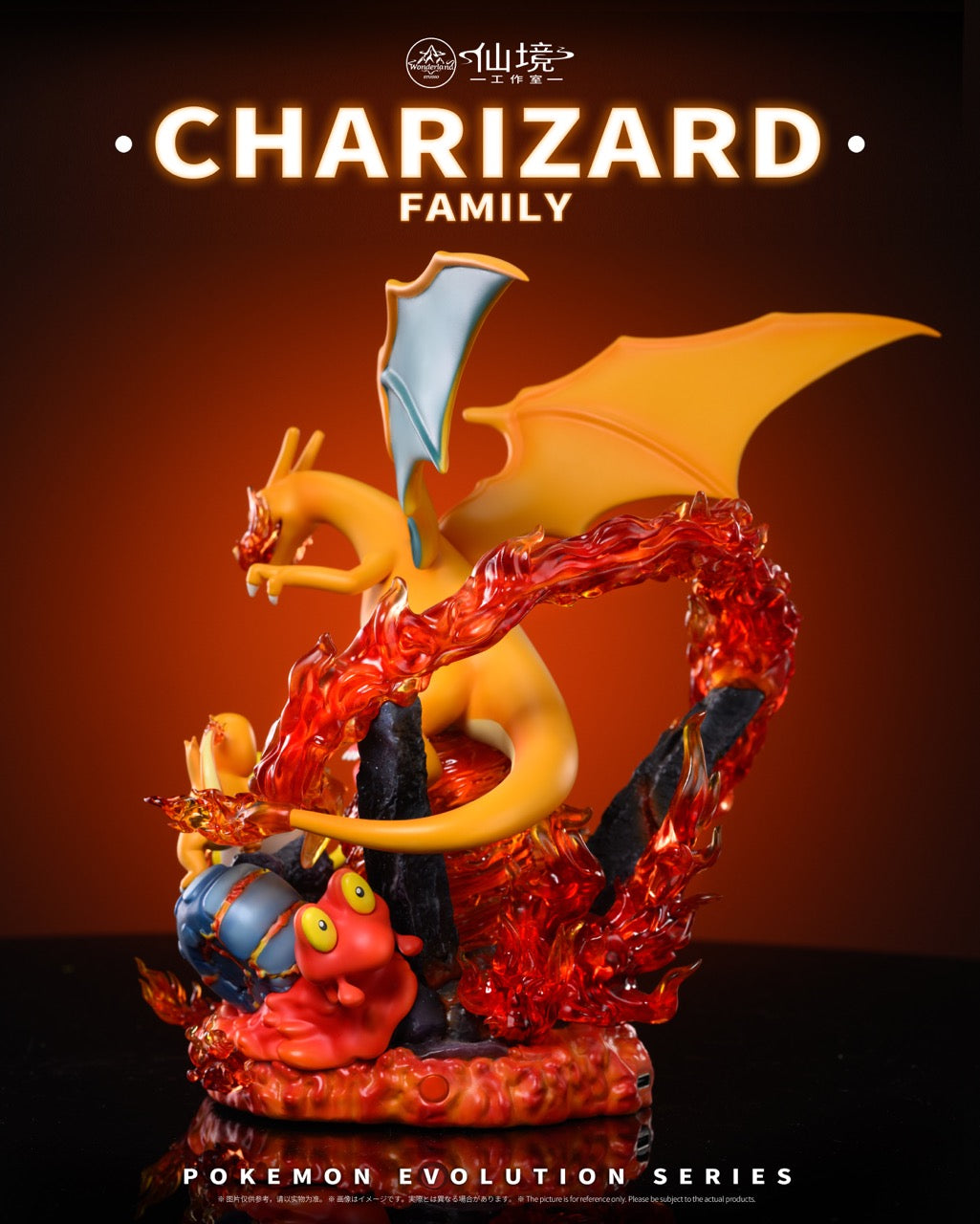 Wonderland Studio - Charizard Evolution Series [PRE-ORDER]