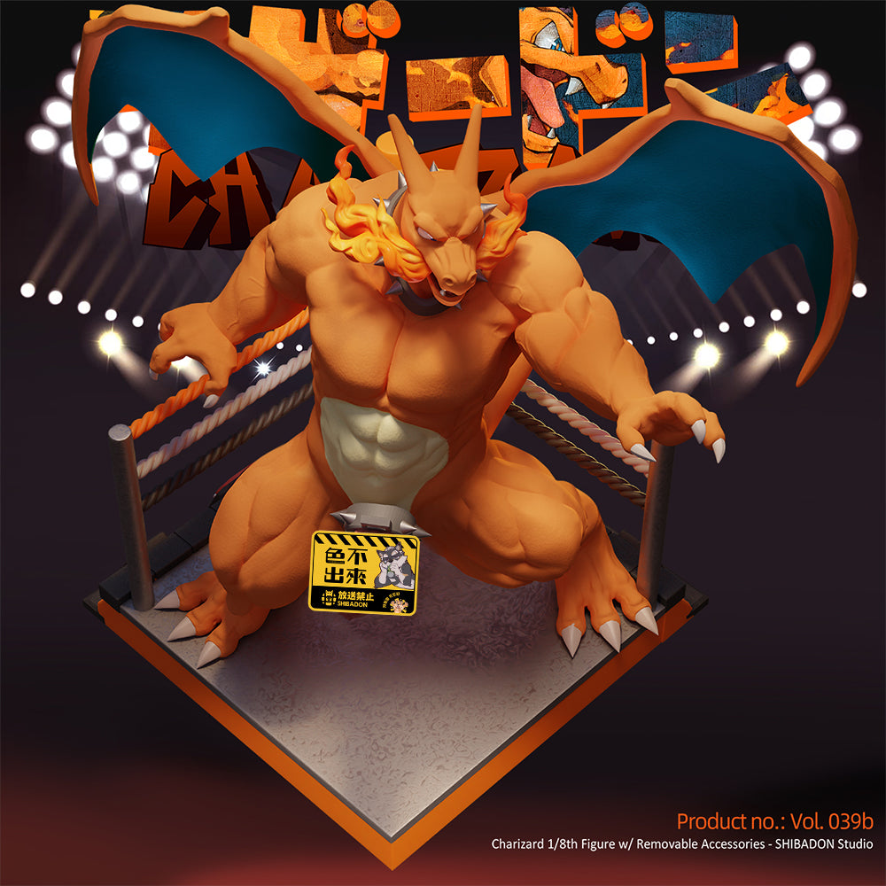 Shibadon Studio - Muscle Charizard [PRE-ORDER CLOSED]