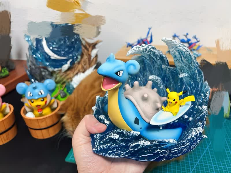 Po Ke Studio - Lapras and Surfing Plkachu [PRE-ORDER]