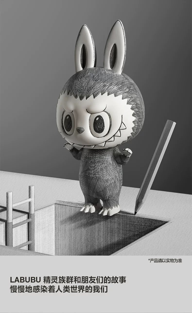 POP MART - MEGA LABUBU SKETCH 400% [IN-STOCK]