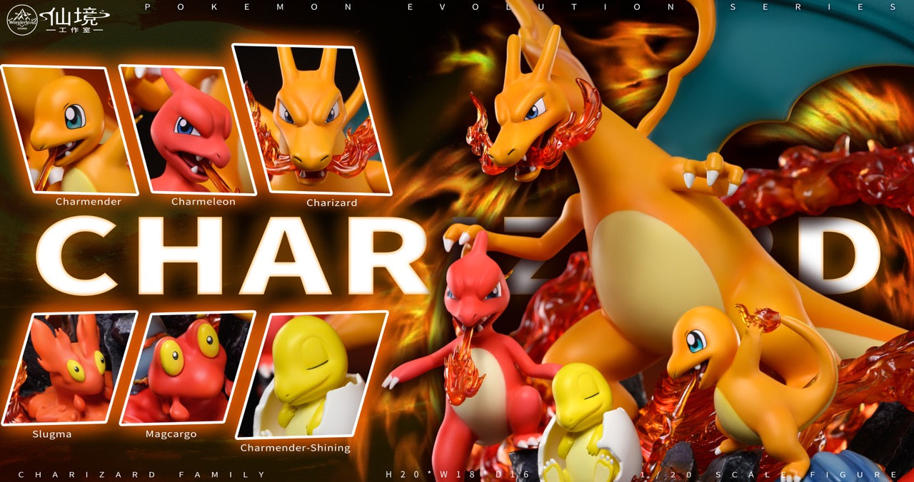 Wonderland Studio - Charizard Evolution Series [PRE-ORDER]