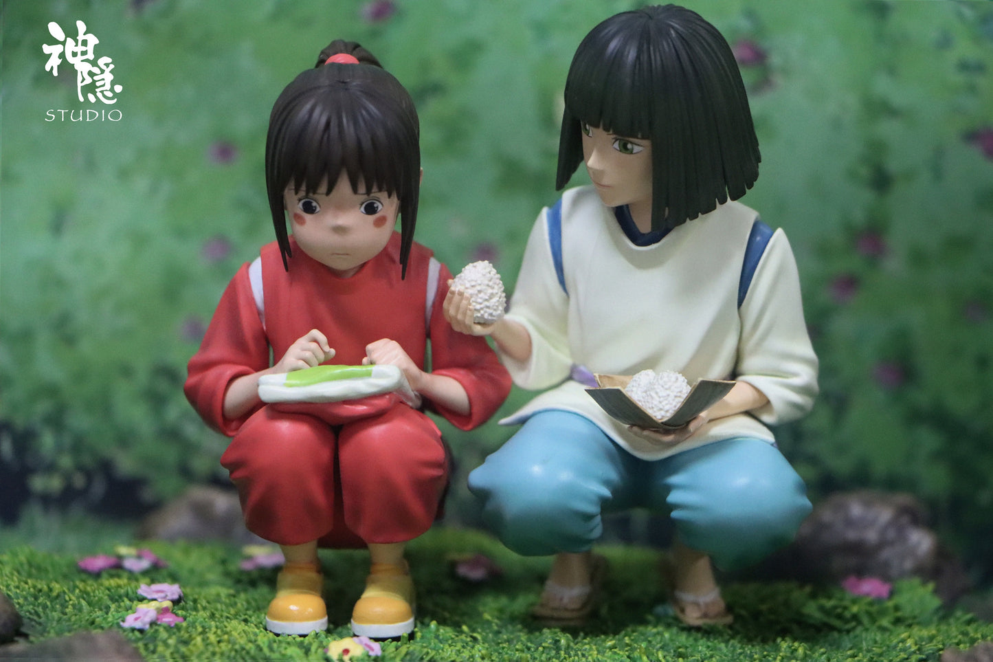 Shen Yin Studio - Chihiro and Haku with Onigiri [PRE-ORDER CLOSED]