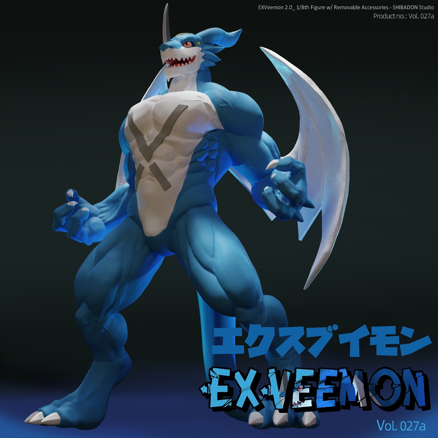 Shibadon Studio - EX Veemon [PRE-ORDER CLOSED]