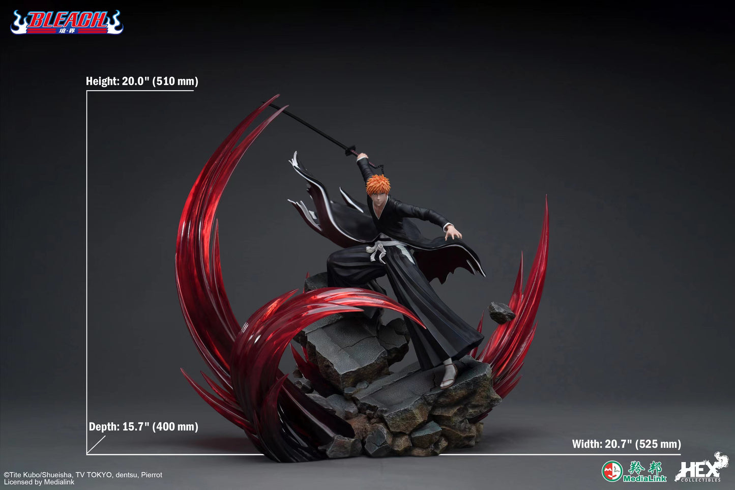 HEX Collectibles - Bleach Kurosaki Ichigo (Licensed) [PRE-ORDER CLOSED]