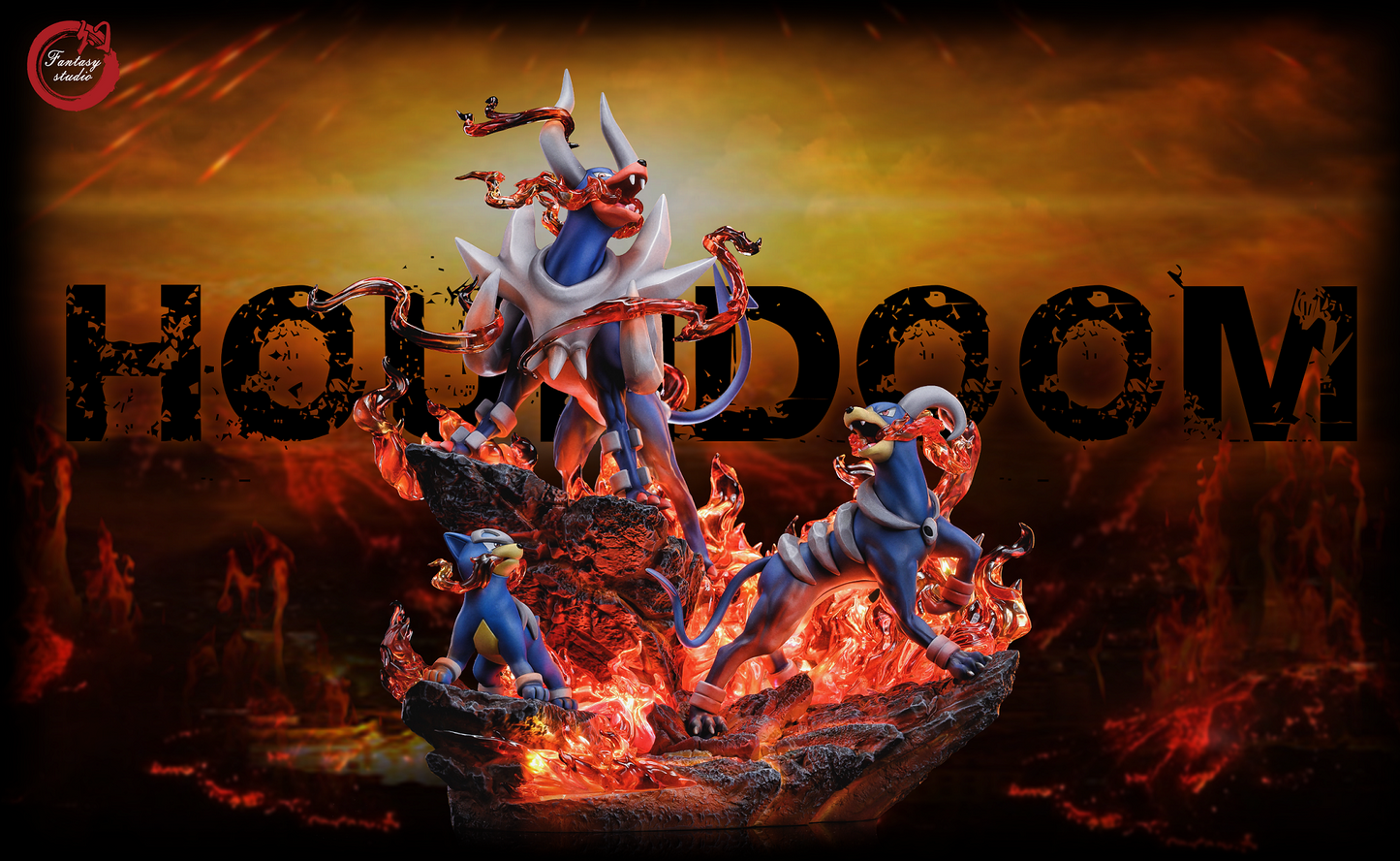 Fantasy Studio - Mega Houndoom [PRE-ORDER CLOSED]