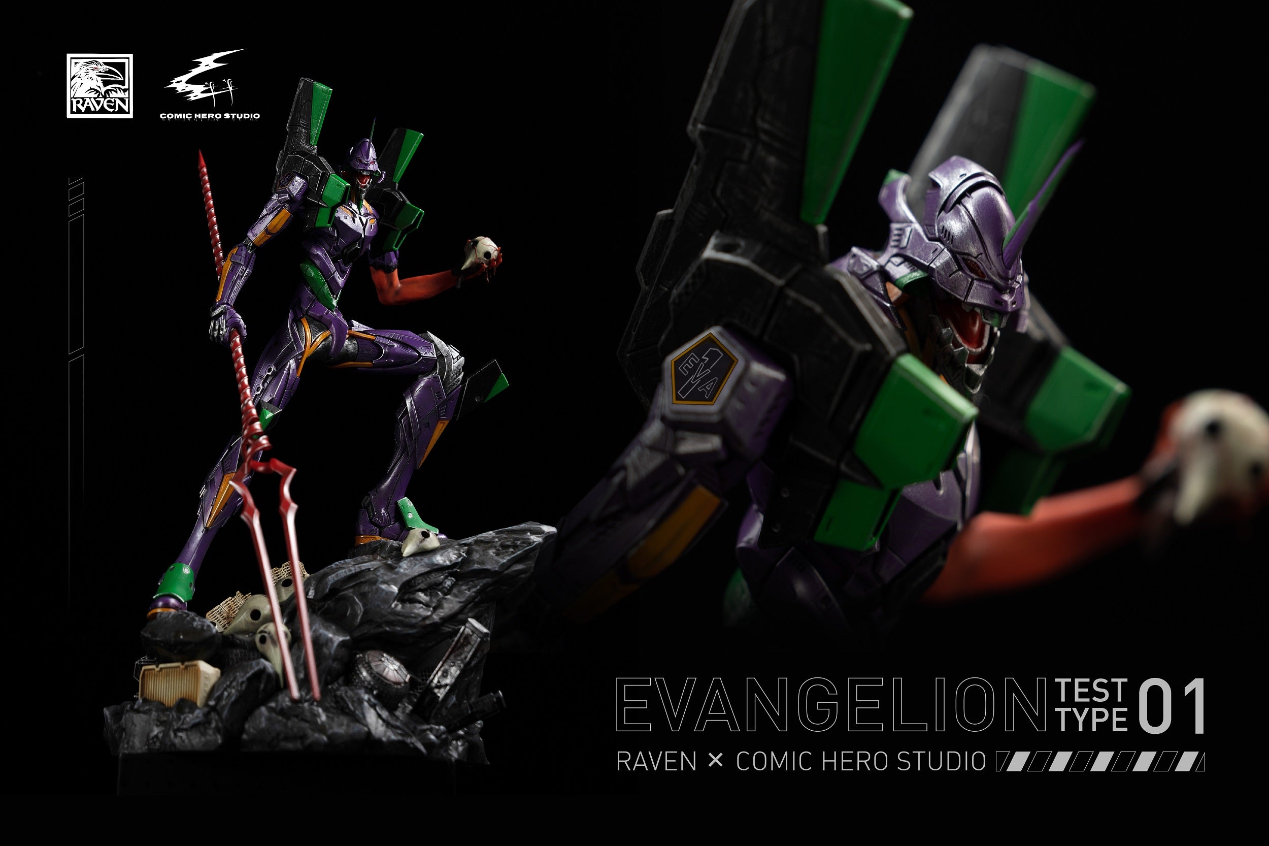 Comic Hero Studio X Raven Studio - Evangelion Test Type 01 [PRE-ORDER  CLOSED]